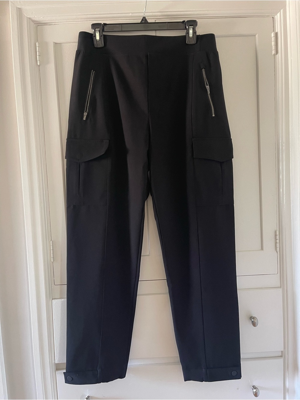Athleta Black Cargo Jogger Pants